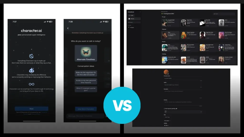 Mobile vs Desktop Experience