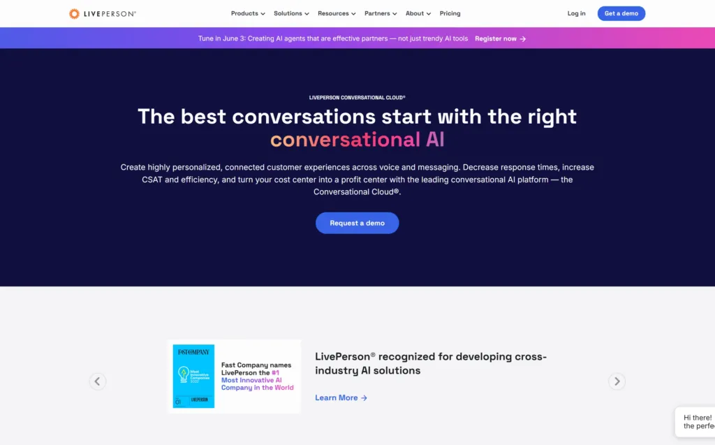 LivePerson Conversational Cloud